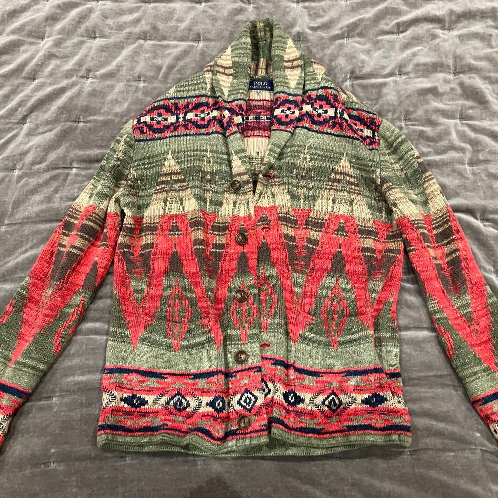 Ralph Lauren Beacon Knit Aztec Cardigan